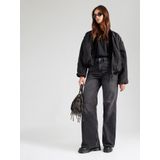 s.Oliver - Jeans 'Suri' - Donkergroen - Wide Leg - Mid Waist