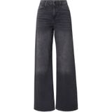 s.Oliver - Jeans 'Suri' - Donkergroen - Wide Leg - Mid Waist
