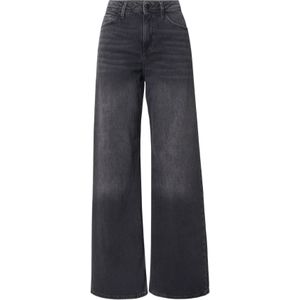 s.Oliver - Jeans 'Suri' - Donkergroen - Wide Leg - Mid Waist