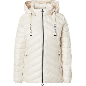 s.Oliver RED LABEL - Gewatteerd Jack - Shaped Fit - Effen - Met Labelprint