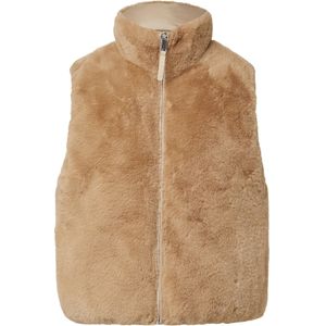 Outdoor - Gewatteerd Vest - Imitatiebont - Met Capuchon