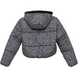 Buitenjas - Luipaardprint - Pufferjas - Met Fleece Gevoerde Capuchon - Teddy-Pluche Binnenkant