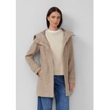 Mantel - Slim-fit - Wolblend - Met Ceintuur - Vaste Capuchon