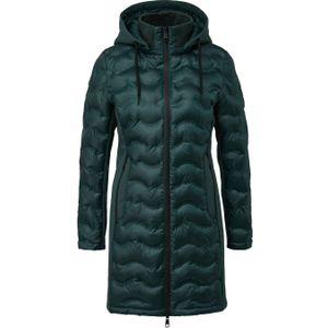 s.Oliver - Sportieve Jas - Petrol - Met Capuchon - Lange Mouwen