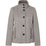 Slim fit jack met wol