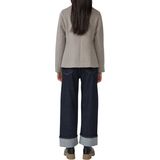 Slim fit jack met wol