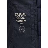 s.Oliver - Tussenmantel - Navy - Klassieke Mantel - Korte Pasvorm