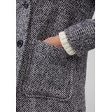 s.Oliver - Tussenmantel - Navy - Klassieke Mantel - Korte Pasvorm