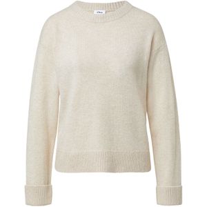 s.Oliver RED LABEL - Relaxed Fit - Gebreide Pullover - Katoenmix met Wol