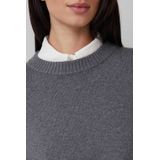 s.Oliver RED LABEL - Relaxed Fit - Gebreide Pullover - Katoenmix met Wol