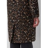 s.Oliver RED LABEL - Regular Fit - Lange Jas - Luipaardpatroon