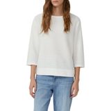 Sweatshirt - Lichtgrijs - Zacht - 3/4 Mouwen