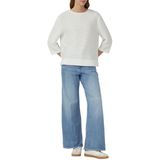 Sweatshirt - Lichtgrijs - Zacht - 3/4 Mouwen