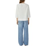 Sweatshirt - Lichtgrijs - Zacht - 3/4 Mouwen