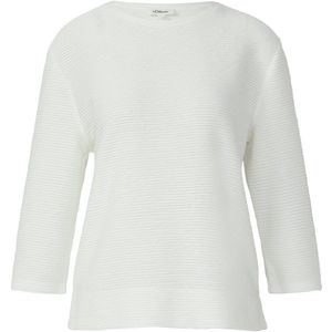 Sweatshirt - Lichtgrijs - Zacht - 3/4 Mouwen