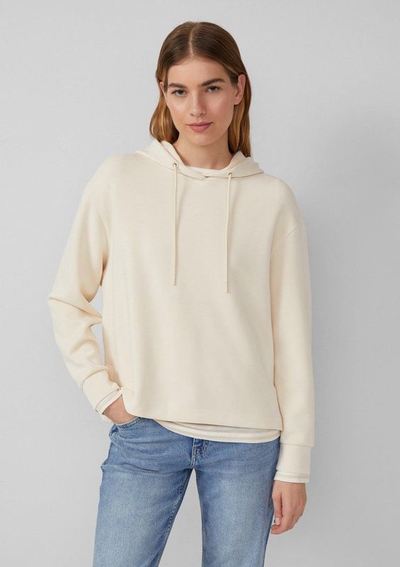Sweatshirt - Scuba Hoodie - Casual Pasvorm