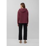 s.Oliver - Sweatshirt - Bordeaux - Capuchon met Trekkoord - Losse Pasvorm