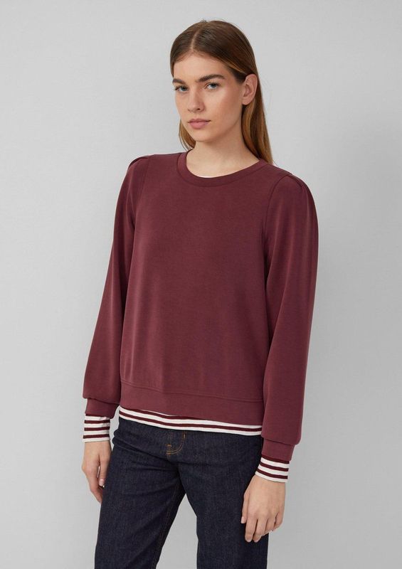 Sweatshirt - Regular Fit - Puffärmeln - Rondhals