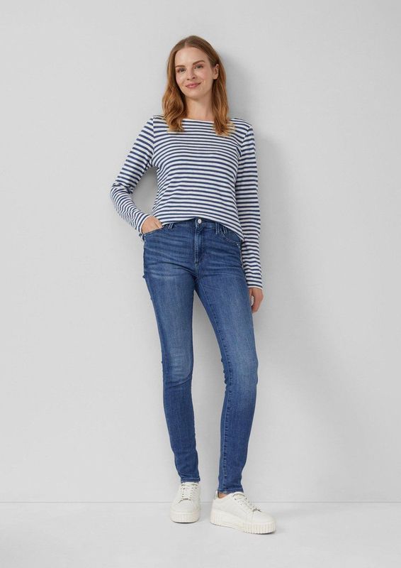 Jeans - Skinny - Mid-Rise - Blauw - 5-Pocket