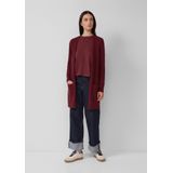 s.Oliver - Vest - Dark Red - Met Opgestikte Zakken