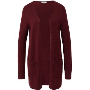 s.Oliver - Vest - Dark Red - Met Opgestikte Zakken
