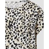 T-shirt - Offwhite Blue - Regular Fit - Zonder Sluiting - All-over Print
