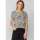 T-shirt - Offwhite Blue - Regular Fit - Zonder Sluiting - All-over Print