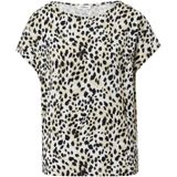 T-shirt - Offwhite Blue - Regular Fit - Zonder Sluiting - All-over Print