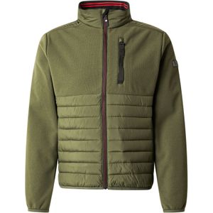 s.Oliver - Outdoorjack - Dk Green - Met Geborduurd Logo