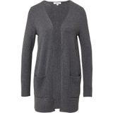 s.Oliver - Vest - Dark Grey Melange - Met Opgestikte Zakken