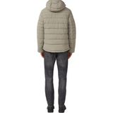 s.Oliver - Gewatteerde Jas - Dk Beige - Met Capuchon en Rijgkoord
