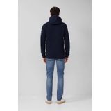 Vest - Katoenmix - Met Capuchon - Normale Pasvorm - Geribde Boorden