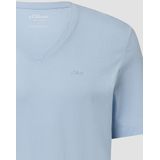 s.Oliver - T-Shirt - Katoen - V-hals