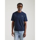 T-shirt - Zware Jersey - Relaxte Pasvorm - Met Borduursel