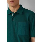 s.Oliver - Shirt - Smaragd - Poloshirt - Kwartmouw - Normale Pasvorm