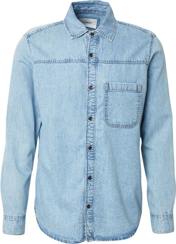 s.Oliver - Overhemd - Blauw - Denim