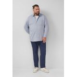 Shirt - Gewassen - Regular Fit - Met Button-Down-Kraag en Borsttasche