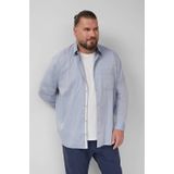 Shirt - Gewassen - Regular Fit - Met Button-Down-Kraag en Borsttasche