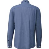Shirt - Gewassen - Regular Fit - Met Button-Down-Kraag en Borsttasche