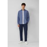 Shirt - Gewassen - Regular Fit - Met Button-Down-Kraag en Borsttasche