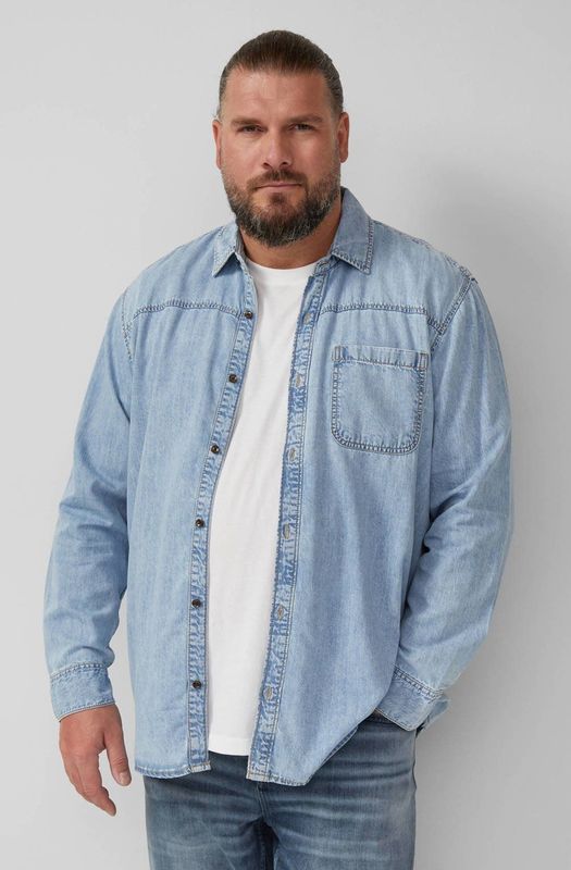 Shirt - Denim - Casual Overhemd - Katoen