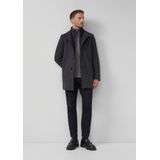 Vacht - Lange Jas - Gewatteerde Inzetstukken - Opstaande Kraag - Werkjassen