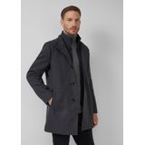 Vacht - Lange Jas - Gewatteerde Inzetstukken - Opstaande Kraag - Werkjassen