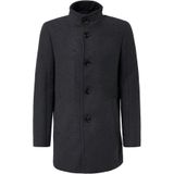 Vacht - Lange Jas - Gewatteerde Inzetstukken - Opstaande Kraag - Werkjassen