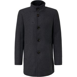 Vacht - Lange Jas - Gewatteerde Inzetstukken - Opstaande Kraag - Werkjassen