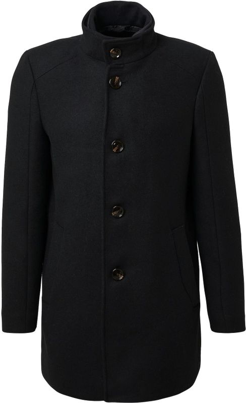 Vacht - Lange Jas - Gewatteerde Inzetstukken - Opstaande Kraag - Werkjassen