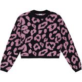 s.Oliver RED LABEL - Loose Fit - Gebreide Pullover - Katoenmix - Luipaardpatroon