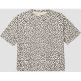 T-shirt - Boxy - Luipaardprint