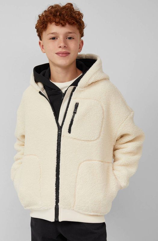 Buitenjas - Zacht Teddy-Pluche - Outdoorjas - Met Vaste Capuchon - Oversized Pasvorm