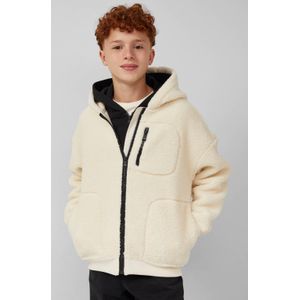 Buitenjas - Zacht Teddy-Pluche - Outdoorjas - Met Vaste Capuchon - Oversized Pasvorm